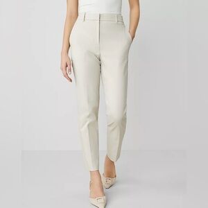 NWT Tall Ann Taylor High Rise Ankle Pant in Strech Cotton